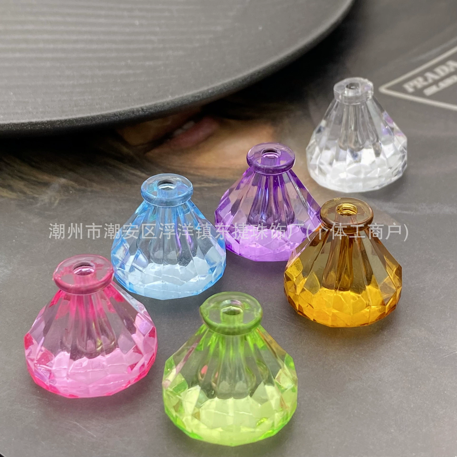 Прозрачные Акриловые Алмазные бусины с половинным отверстием для одежды ручка кухонного шкафа хрустальные бусины ручка шкафа пальто и шляпа подвесные аксессуары