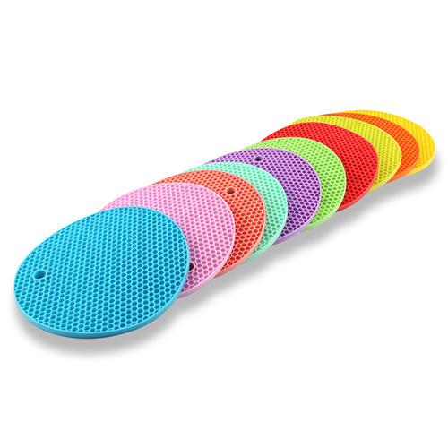 Big eyes home kitchen silicone thickened pot mats furniture insulation mats dining table injury variety of mats anti-slip mats