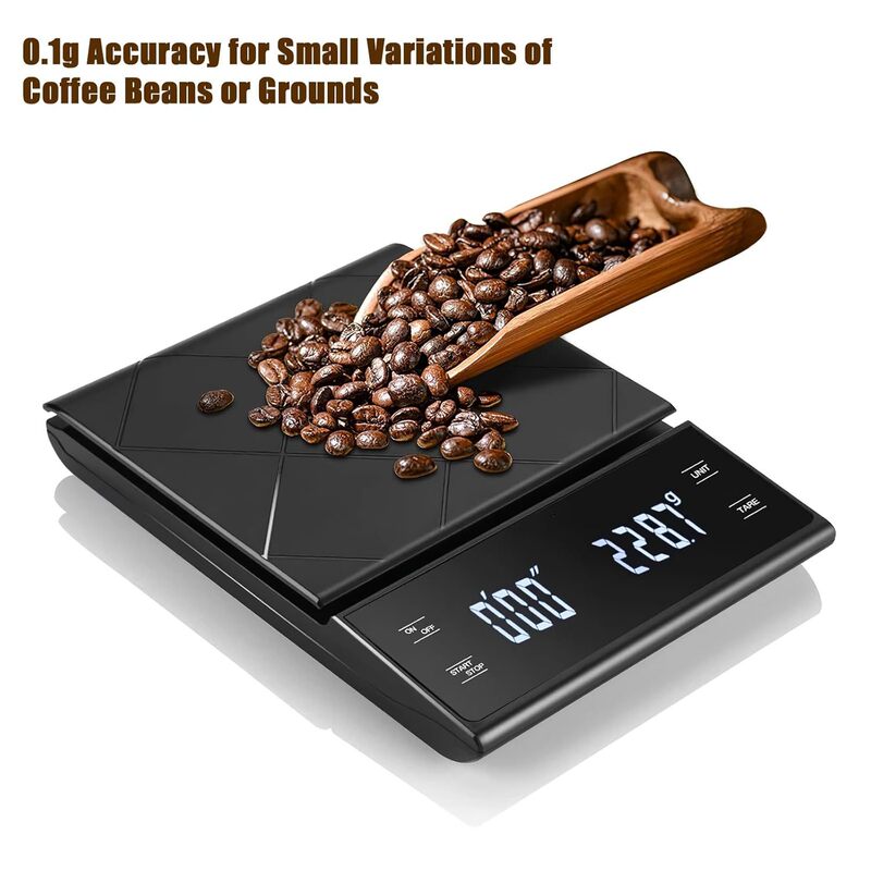 Hand-Brewed Electronic Coffee Scale 0.1g Multi-Function Timing Baking Electronic Scale Amazon Best-Selling Manufacturer Direct Delivery from Stock Hand-Brewed Electronic Coffee Scale 0.1g Multi-Function Timing Baking Electronic Scale Amazon Best-Selling Manufacturer Direct Delivery from Stock