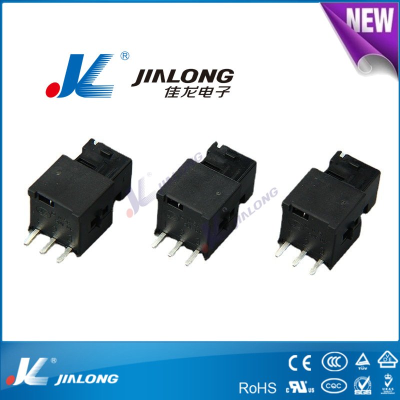 JL佳龙电子KAN-43按钮开关汽车室内功能按钮开关黑色汽车按钮开关