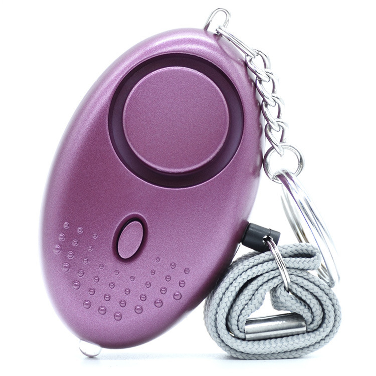 Llavero Alarma Personal de Alto Decibelio con Luz LED para Mujeres