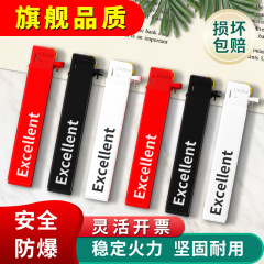 火機の新型の卸売りの砥石の使い捨てのライターは防風のホテルの高い顔の値の50本の箱の金属のアイデアをカスタマイズします。
