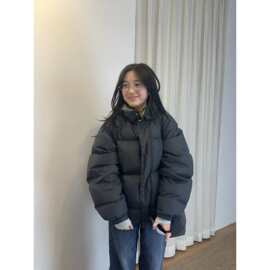 现 2025冬季新款韩国设计师noco*tent李锦华同款双面羽绒服外套