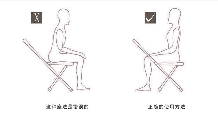 古铜铝合金手杖凳8