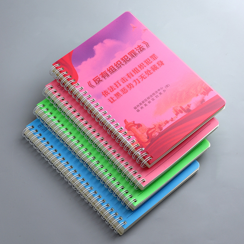 Chenshi Coil Book Wholesale Color PP Cover Can Be Customized Horizontal Line Square Book Hand Account Loose-leaf Book