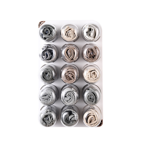 Wall-Mounted Underwear & Panties Organizer: Home Closet Divider for Layered Storage of Personal Clothing, Socks, and Wall-Mounted Storage Solution