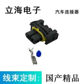 DJ7028WC-2.8-21适用于汽车连接器接插件2.8系列2孔2芯线束插头