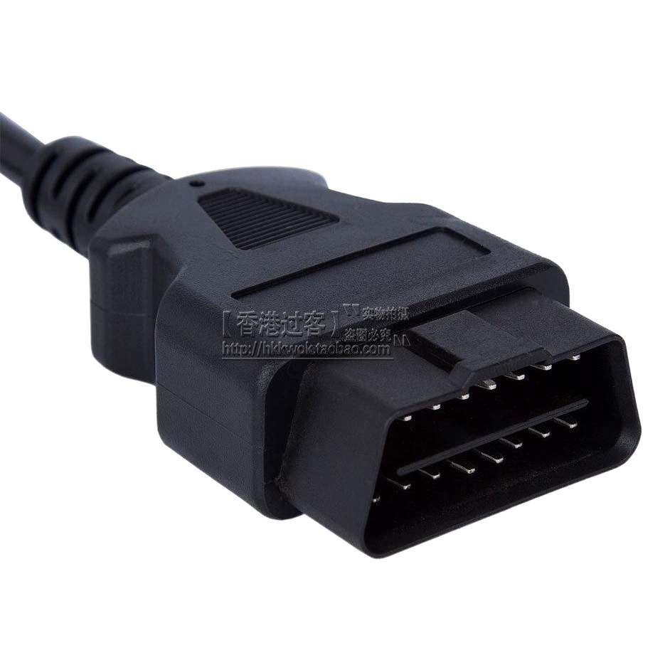 Индивидуальные на заводе 16-контактный штекер OBD2 к DB15Pin Женский Удлинительный кабель передачи DB15Pin