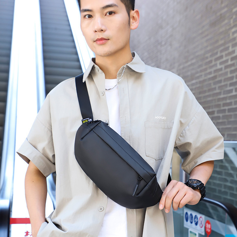 New Single Shoulder Crossbody Bag Men's Sports Small Backpack Men's Cycling Motorcycle Waist Bag Women's Chest Shoulder Bag