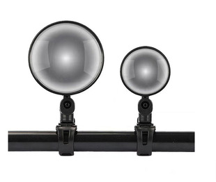 Bicycle accessories wide-angle convex mirror mountain bike accessories bicycle large round reflector silicone handle rearview mirror