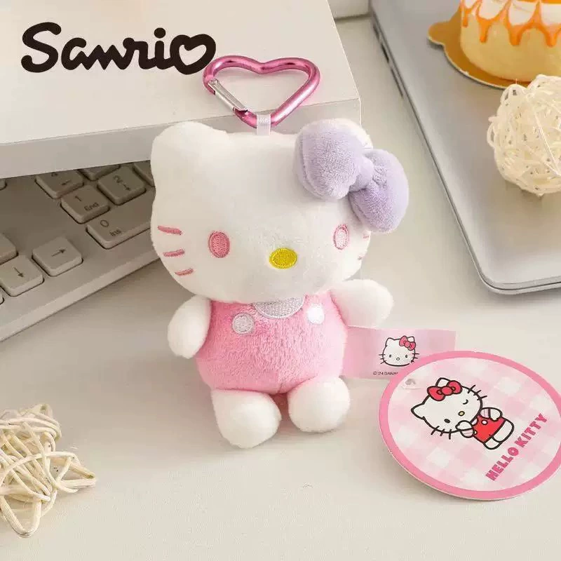 Sanrio, hello kitty, подлинная классическая мультяшная плюшевая кукла, сумка, упаковка, брелок