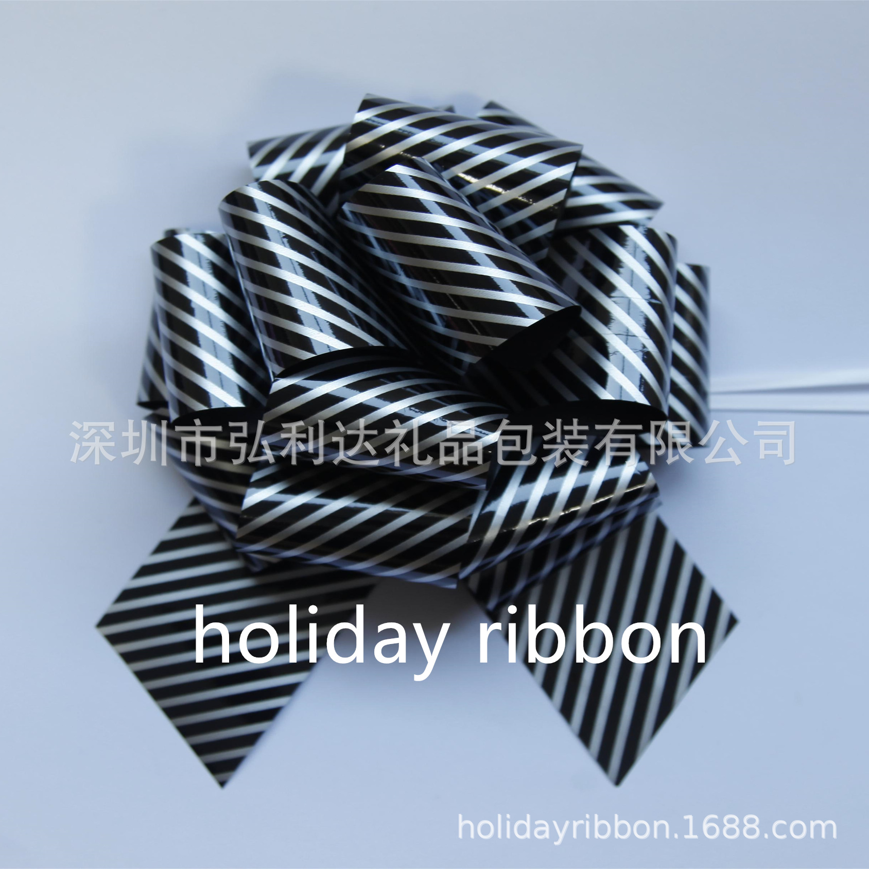 Productos de venta caliente transfronterizos regalos de Navidad mano bola impresa cinta de dibujo de flores bola de cinta de plástico arco