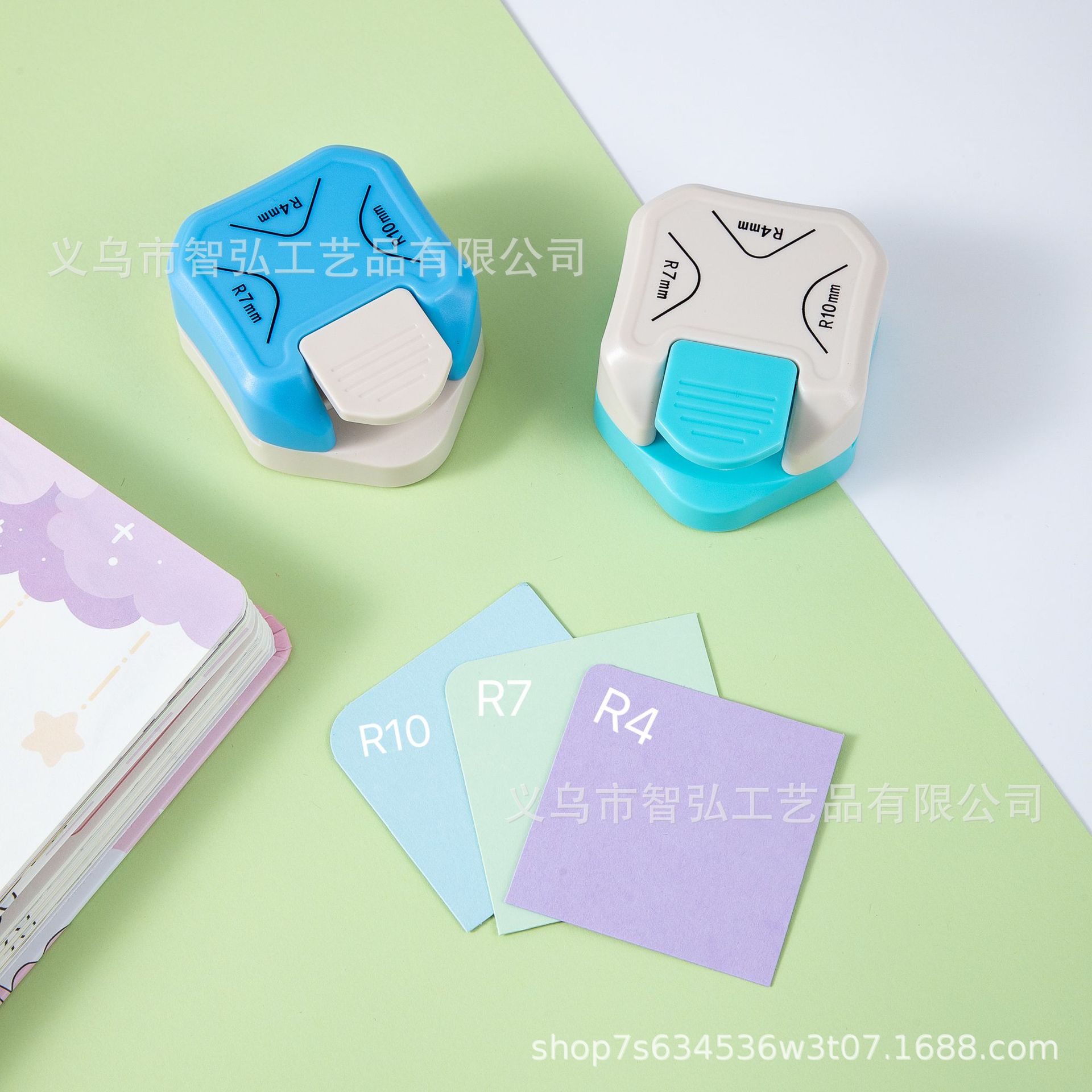 Tres en uno filete R4 Dispositivo de biselado R10 cortador de esquina R7 cortador de esquina Dispositivo de grabado perforadora