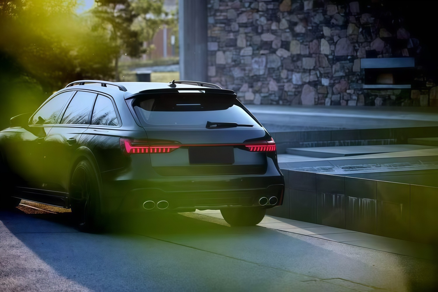 Suitable for Audi A6 models from 2019 to 2025; rear bumper modification for Avant and Allroad models; ABT rear bumper