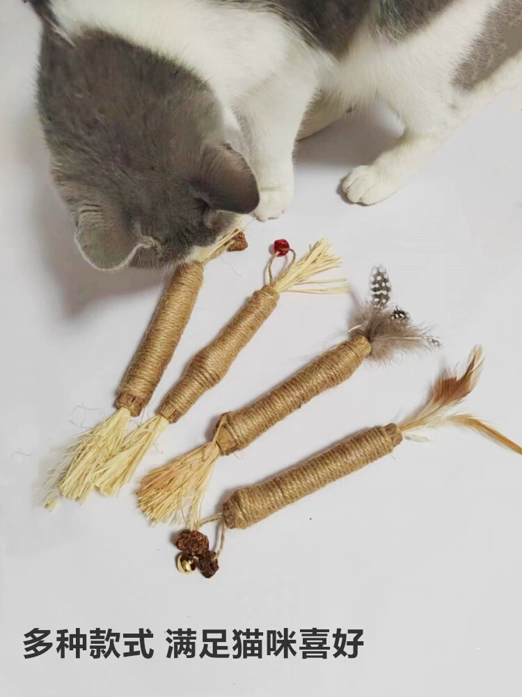 Кошачья игрушка деревянная небесная червь
