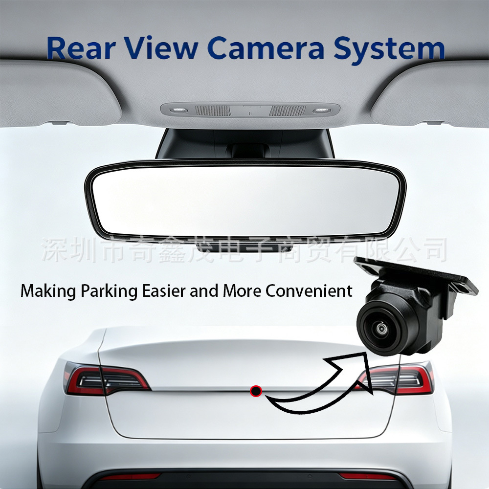 Car rearview mirror reversing camera kit, high-definition night vision, universal car reversing camera, exclusively for cross-border sales
