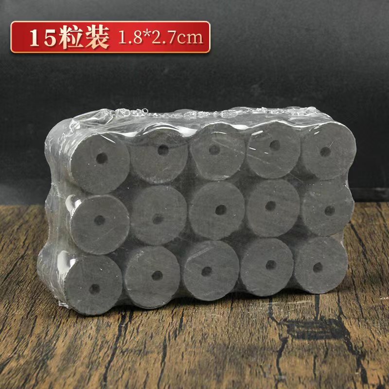 南陽無煙艾条艾柱眼部家庭用艾柱臍缶灸顔面炭化黒色艾粒54粒卸売り