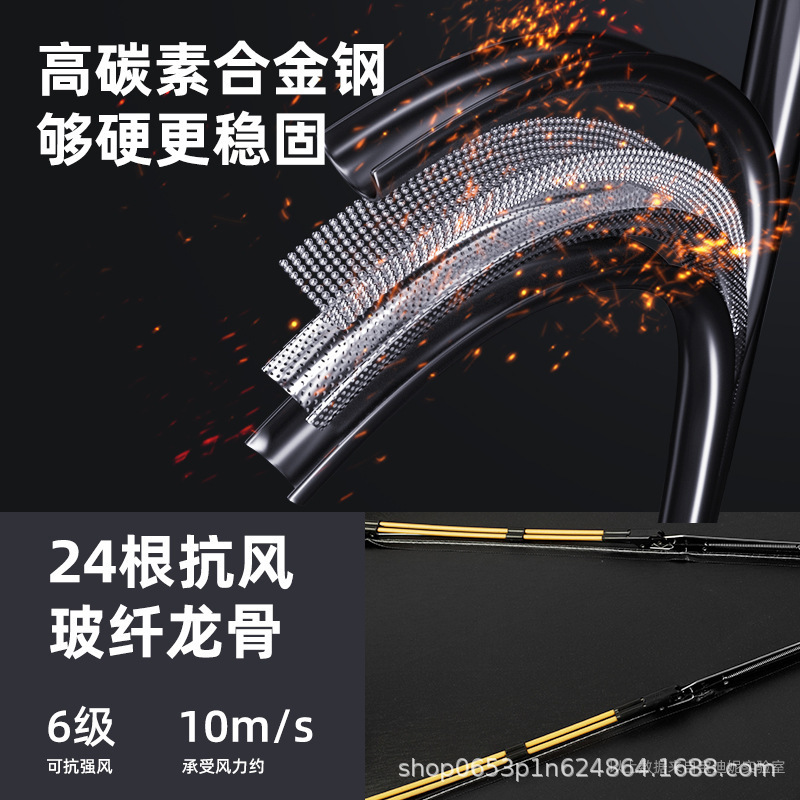 全自动雨伞防晒遮阳伞加大号晴雨伞两用太阳伞60骨折叠伞批发LOGO|undefined