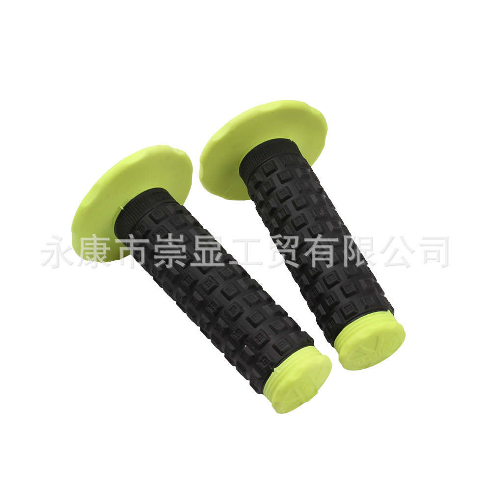 Off-Road Motorcycle Modified Pro Handlebar Grips, Universal Non-Slip Soft Rubber Handlebar Grips, Throttle Grip Cover Accessories