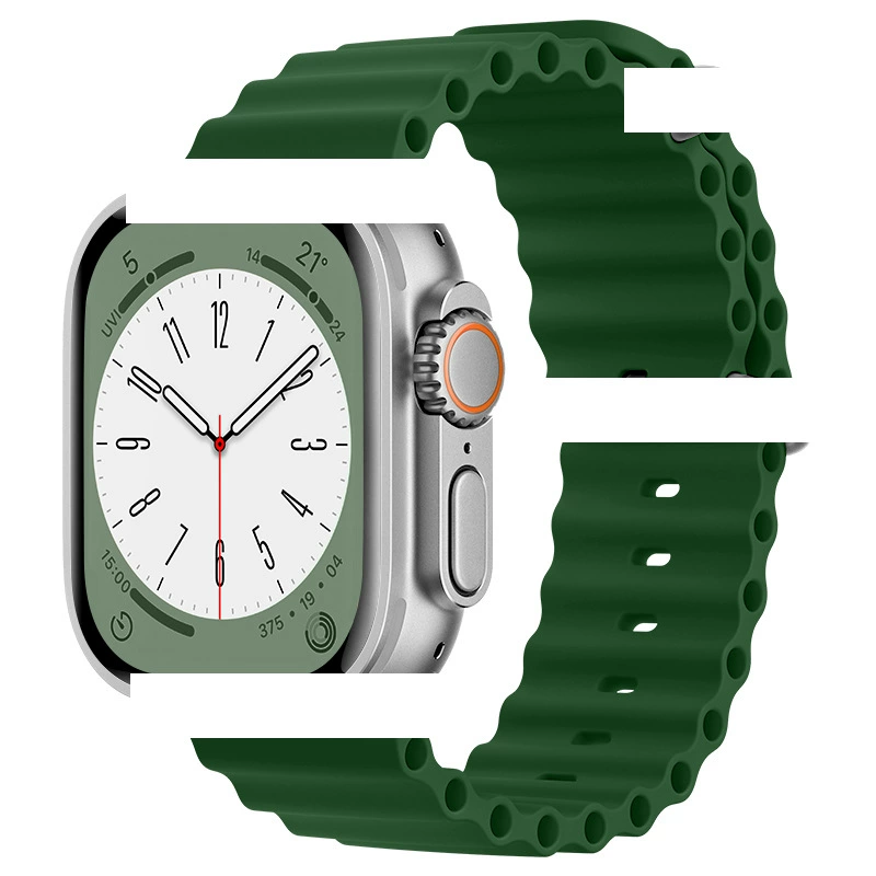 Подходит для Apple Ocean лента Official Sports Silicon Apple Watch10 лента Ultra2 Новый