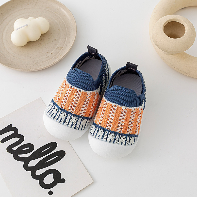 Primavera y verano zapatos de malla para niños de color sólido zapatos de suela suave zapatos para niños pequeños zapatos para niños ligeros lindos transpirables
