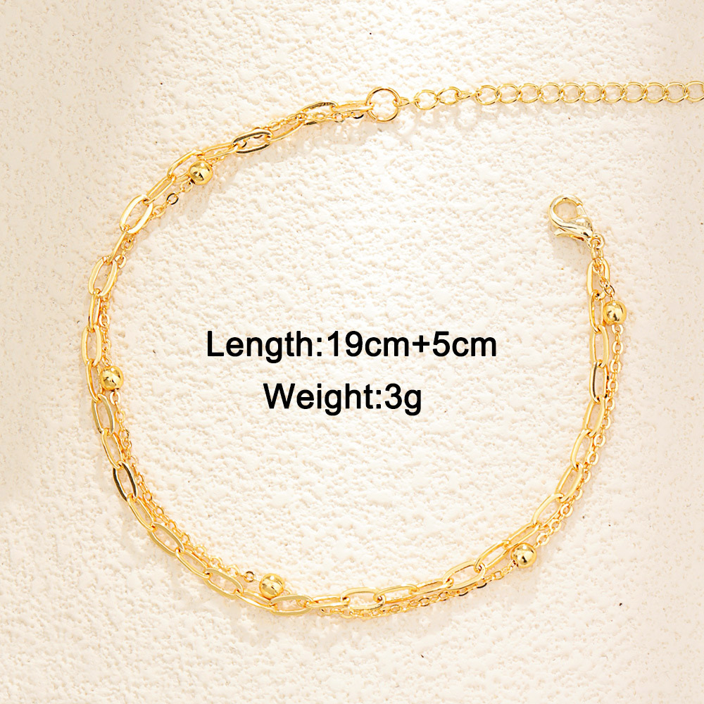 Women's Gender Copper Inlay Geometric Heart Shape Zircon Bracelets