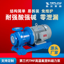 腾龙泵阀 65TMF-20磁力驱动泵 耐酸碱氟塑料硫酸磁力泵