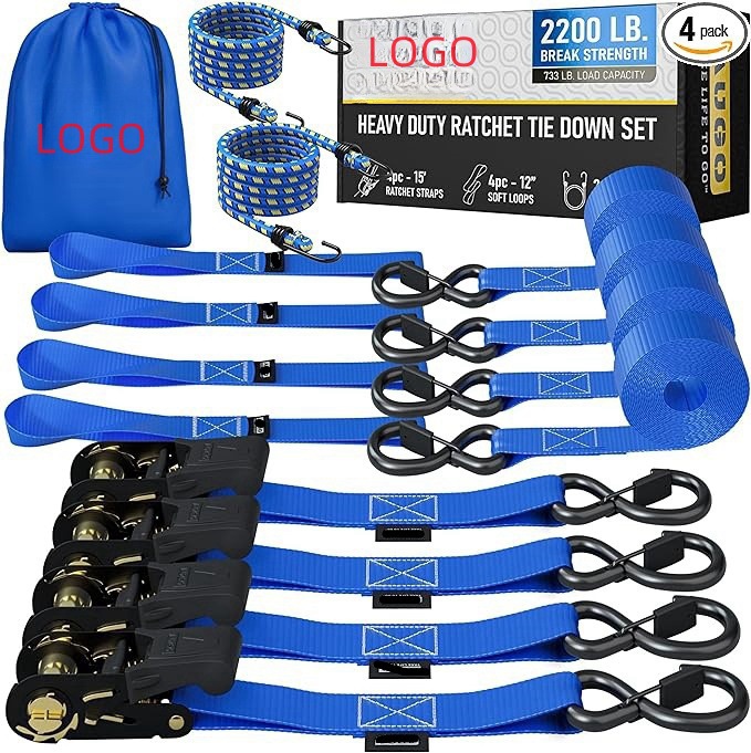 跨境厂家25mm捆绑带收紧器棘轮包胶拉紧器紧固器紧绳器汽车收紧带