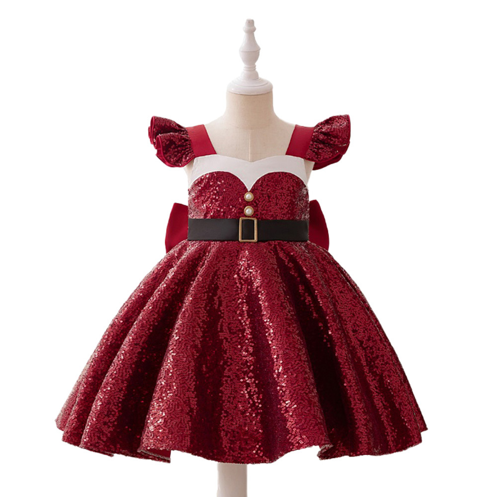 Nuevos productos de comercio exterior transfronterizo vestido infantil vestido de princesa vestido de novia de niña vestido de desfile