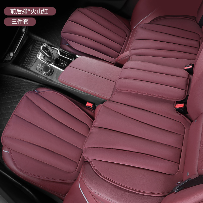 ハイエンドの新商品の自動車のシングルシートのクッションと3セットの冬のシートのクッションのスエードの革の通用する滑り止めのシートカバー|undefined