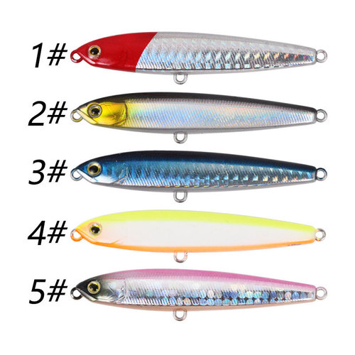 Long-range multi-layer second-generation GF submersible pencil lure 10-24g long-range hard bait blood groove hook fake bait