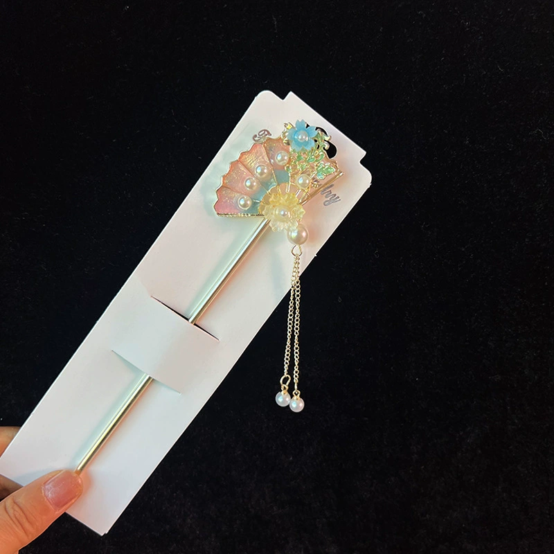 Hairpin Hanfu заколка для волос, орхидея цветочный декоративный аксессуар для волос, простая элегантная китайская стиль