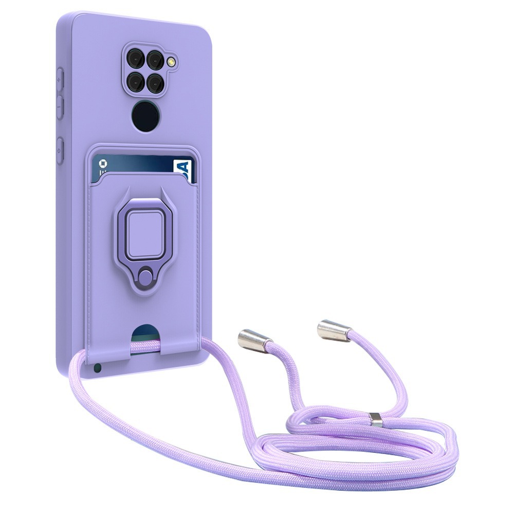 Multi-functional card lanyard magnetic bracket mobile phone case for millet 12 red rice NOTE13PROREALMEC51