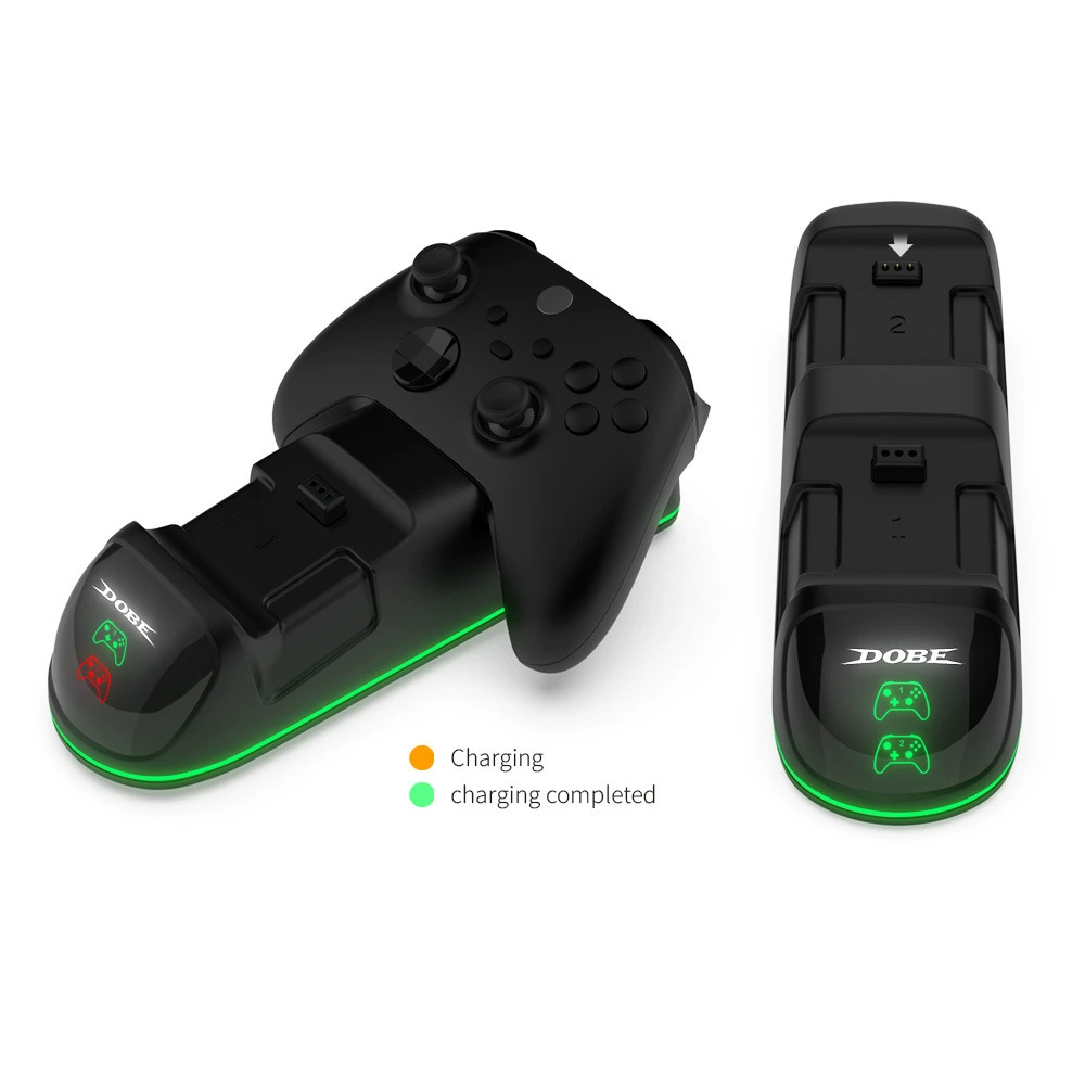 XboxSeries двойная зарядка батареи ручка зарядка Xboxone/X/S с LED дисплеем, беспроводная подзарядка сидения для ручки