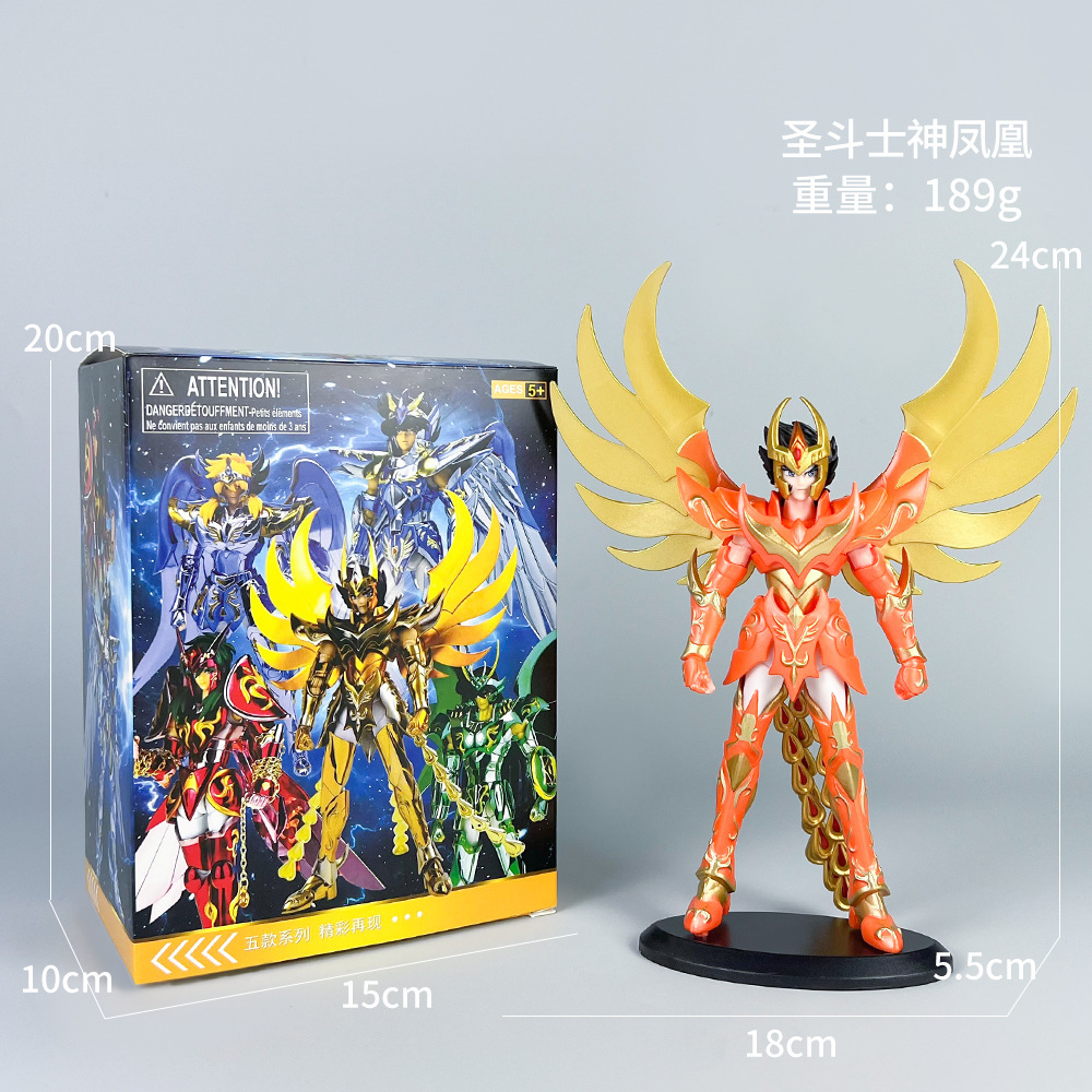 Anime Fighter sagrado Seiya White Bird Phoenix Tianlong Tianma Fairy Modelo de decoración de escritorio Periférico al por mayor