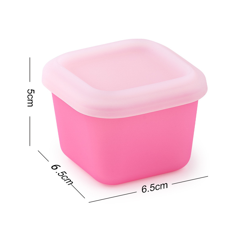 80ml/180ml パッションフルーツ包装箱 シリコン保存箱 離乳食サプリメント箱 ワンバイトアイスキューブ シングルアイスキューブ|undefined