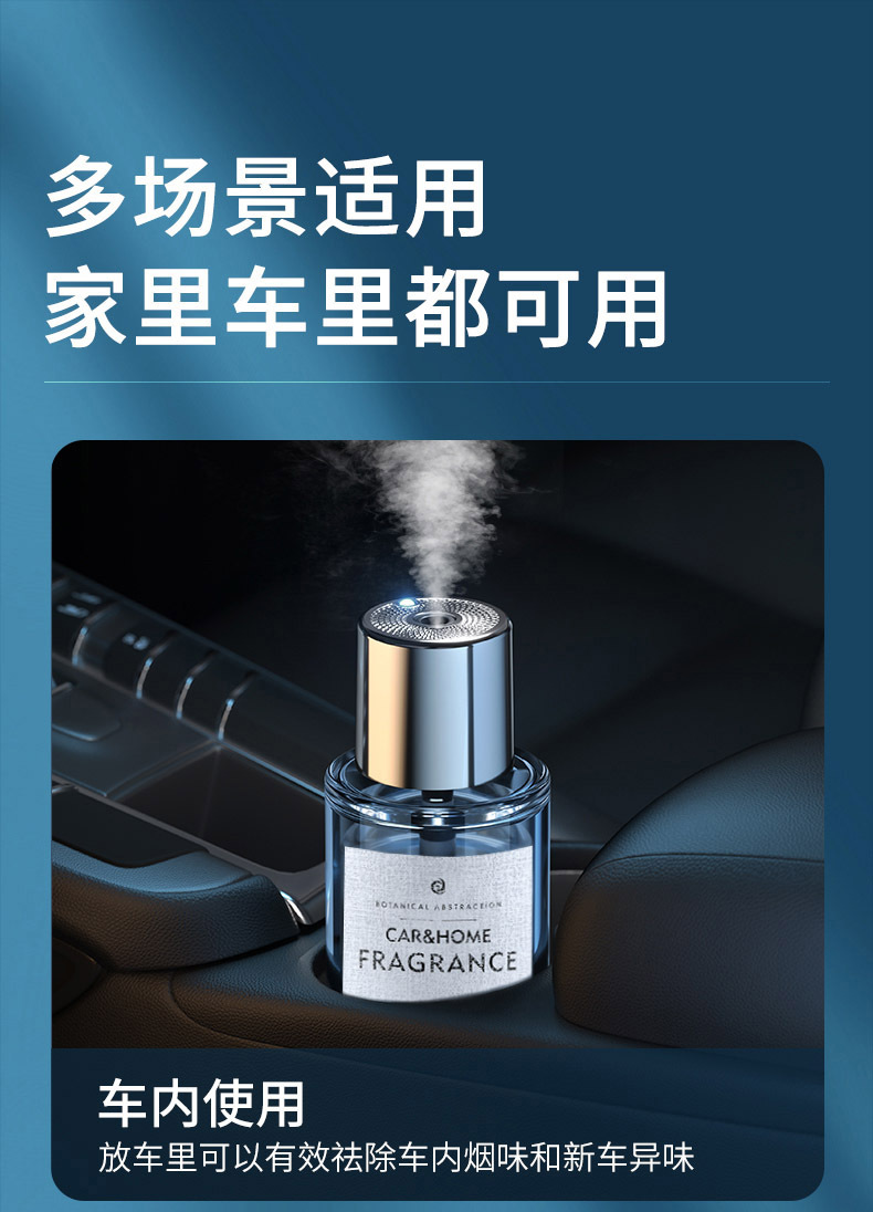 Car Aromatherapy Machine Car Smart Spray Perfume Car High-End Home Indoor Humidifier Fragrance Wholesale