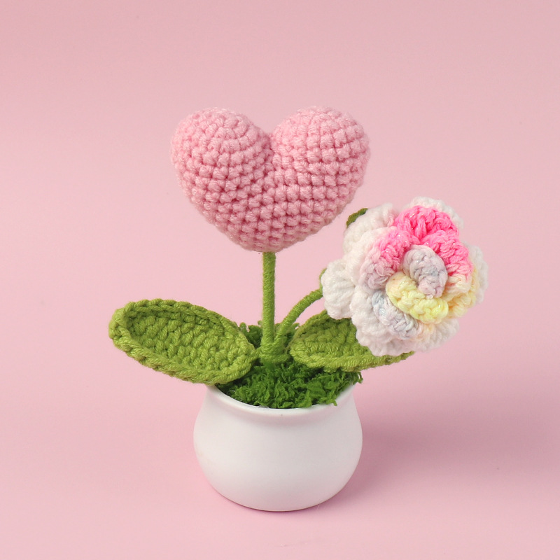 Rosa de amor en maceta