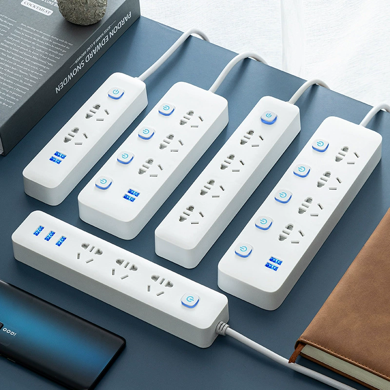 Powder with USB socket Multifunctional plug -in switch Turn on home multi -function socket plug porous plug -in board board