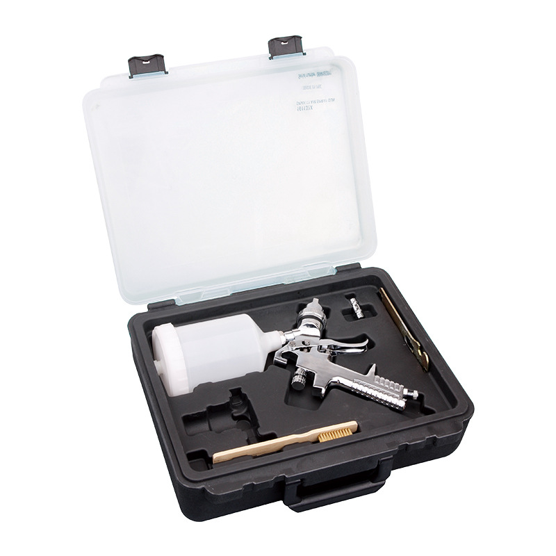 Pistola de pulverización neumática de alta atomización, botella de pulverización de pintura de látex, caja de herramientas de pulverización, juego de pistolas de pulverización de pintura para muebles y automóviles image 6