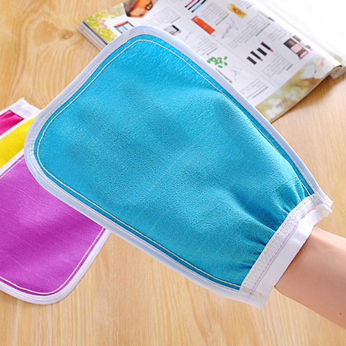 Thickened bath towel, strong mud rub and decontamination, double-sided back rub gloves for adults, no rub, household bath towel and bath set
