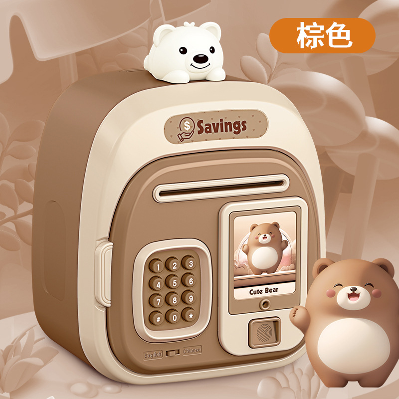 Nuevos productos transfronterizos, caja de ahorro de huellas dactilares accesible, caja de seguridad, caja de ahorro, juguetes de regalo de cumpleaños para niños