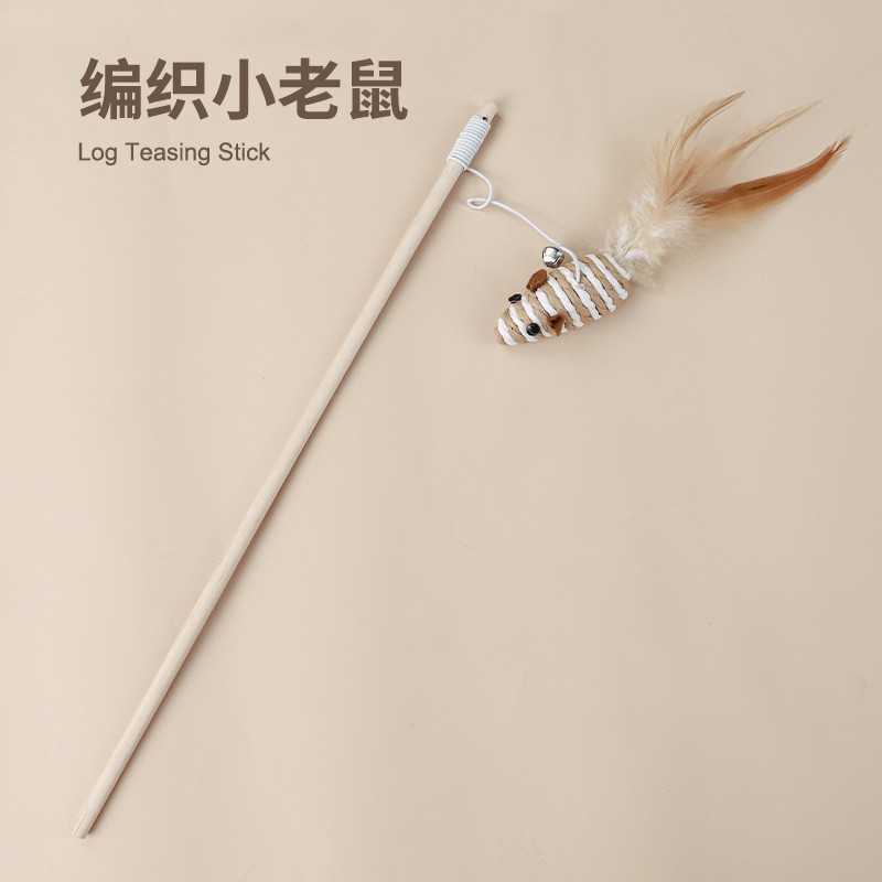 나무 막대 종이 쥐 (혼합 색상, 원목 색상은 아닐 수 있음)