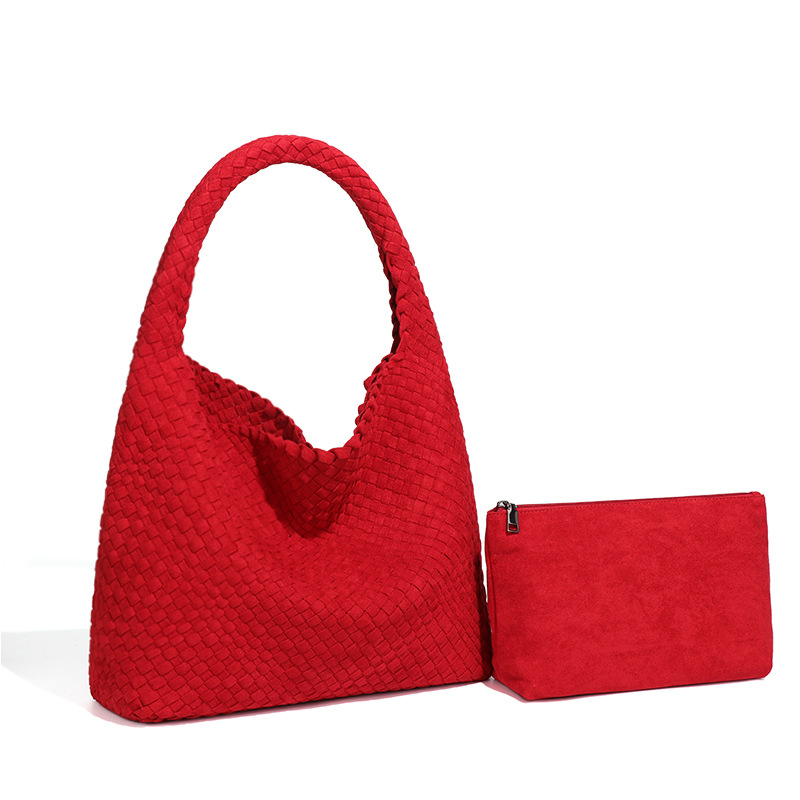 2026 New European & American Retro Large Capacity Hobo Bag, Lazy Style Tote Shopping Bag, Suede Underarm Bag For Women - Thumbnail 8