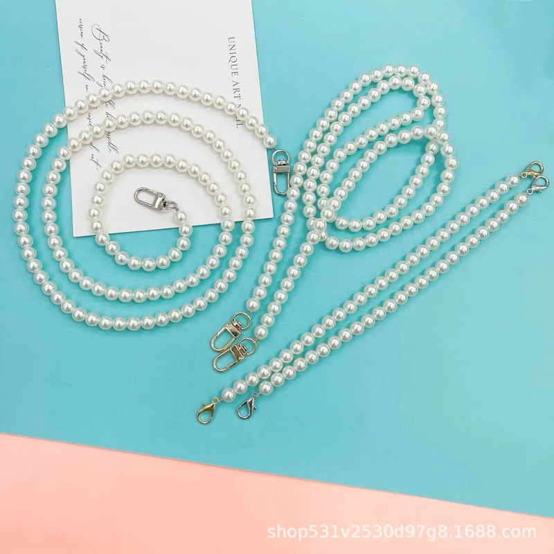 Wholesale Pearl Bag Chain Dress Pearl Chain Mobile Phone Case Chain Versatile Portable Shoulder Crossbody Bag Chain