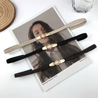 Женский тонкий пояс ins Style Украшение на талии Эластичный пояс Женское платье-рубашка Растяжка на талии Простой модный