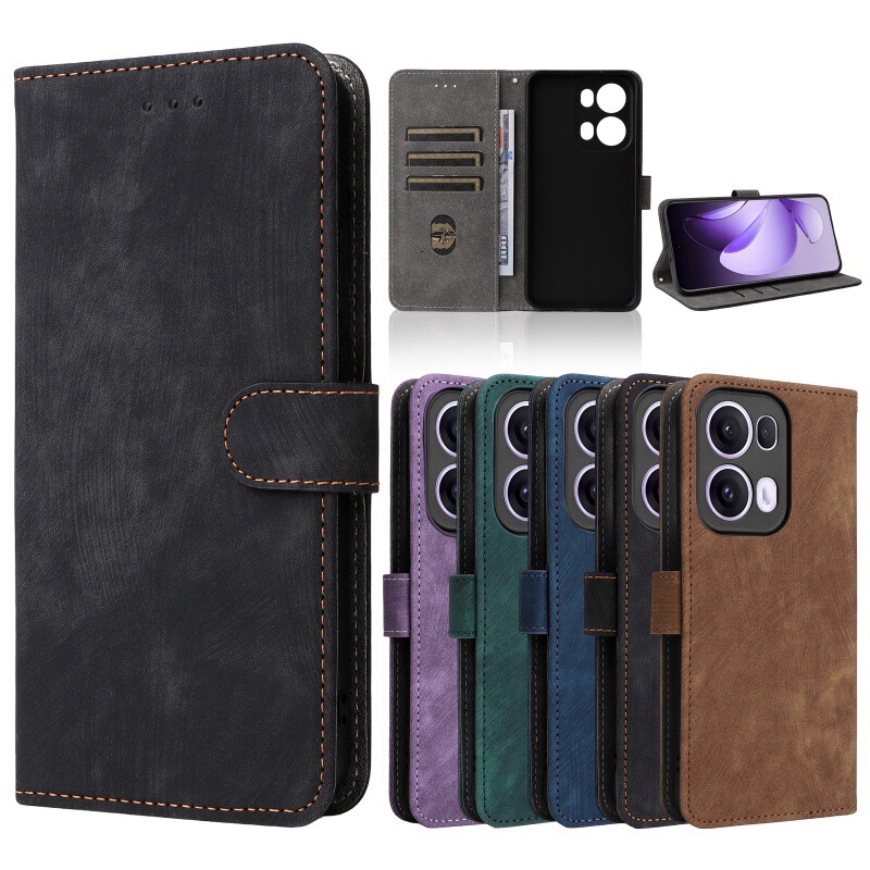 Suitable for Oppo Reno 13A Mobile Phone Case Protective Cover Reno 13F Mobile Phone Leather Case All-Inclusive Flip Leather Case Suitable for Oppo Reno 13A Mobile Phone Case Protective Cover Reno 13F Mobile Phone Leather Case All-Inclusive Flip Leather Case