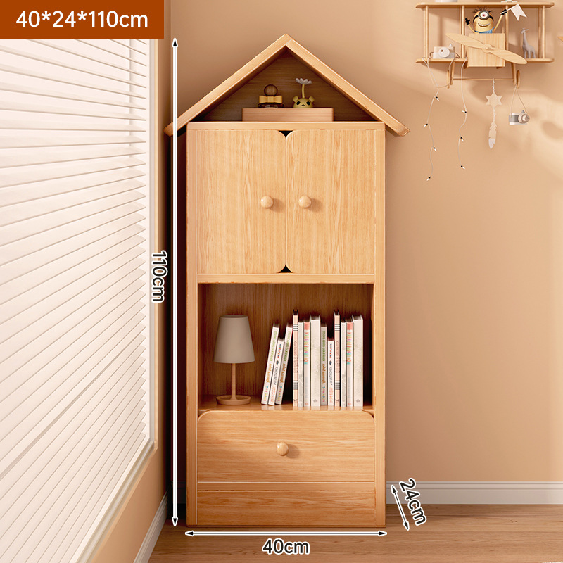 Estante de libro estante de piso armario de almacenamiento ultra estrecho en una casa pequeña estudiantil gabinete de biblioteca dormitorio doméstico gabinete de almacenamiento alto