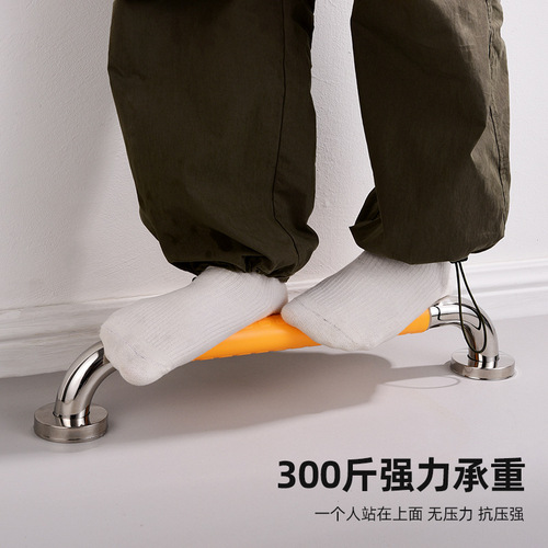 Bathroom elderly safety handrails anti-slip bathroom toilet plastic steel safety handrails elderly artifact anti-fall toilet