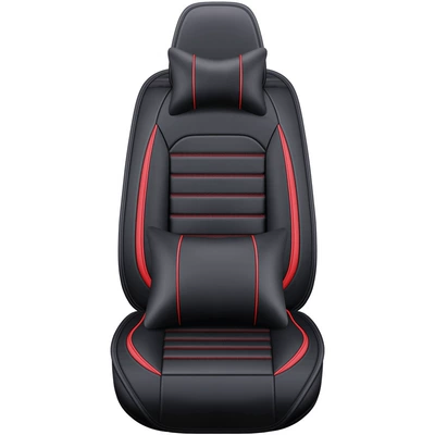 Wholesale Car Seat Cushions for: Seat cushion, seat cover - black-and-red-front-row-single-seat-luxury-version-general
